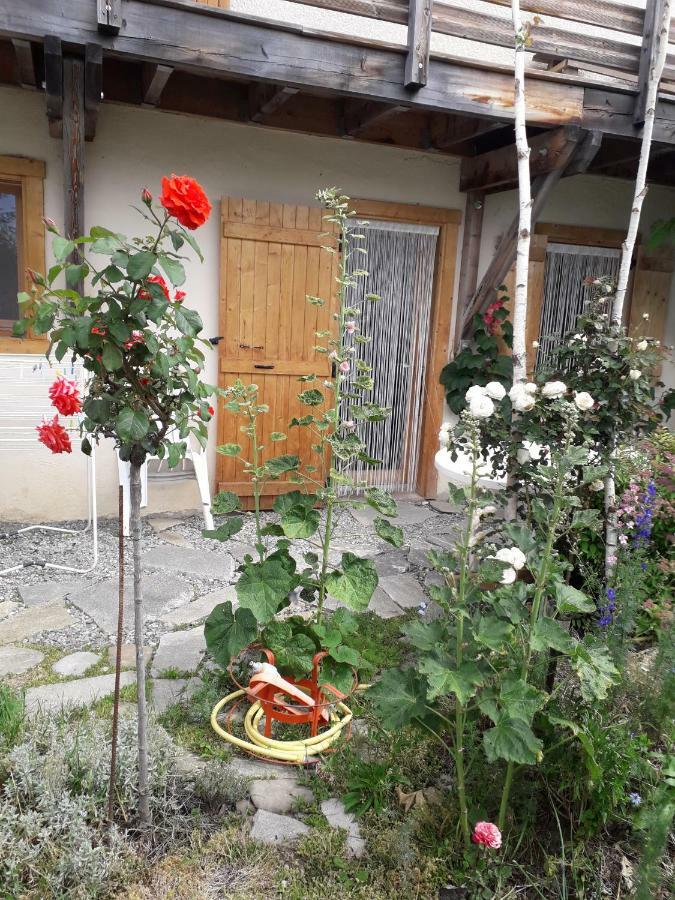 Petit appartement en montagne Saint-Julien-en-Champsaur Buitenkant foto